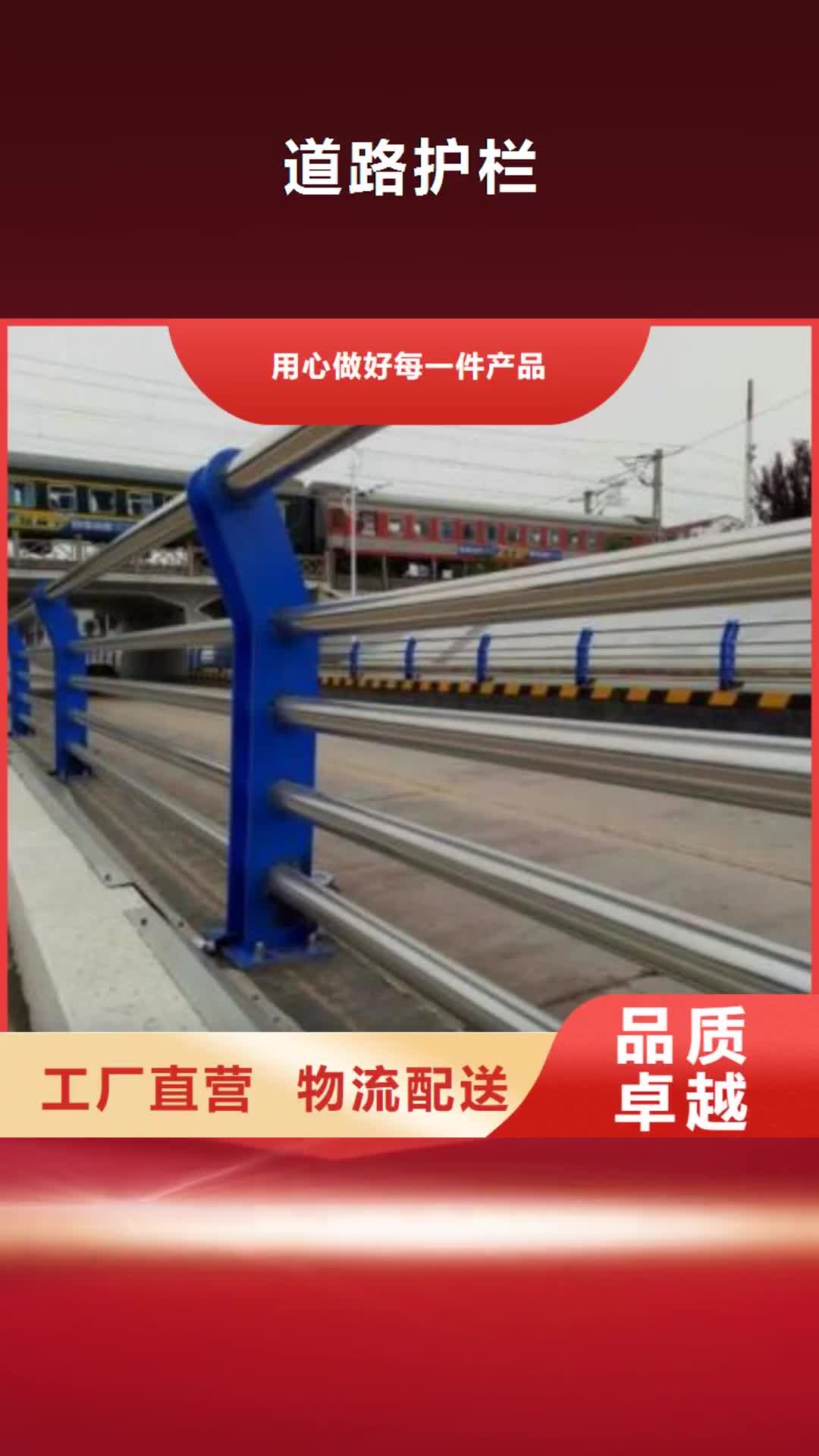 嘉兴【道路护栏】,国道抗冲击围栏现货实拍