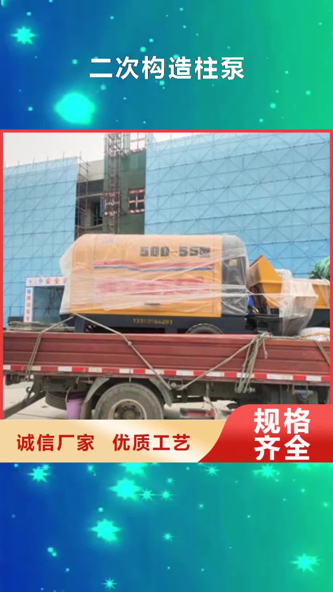【泰州 二次构造柱泵_混凝土泵品质过硬】
