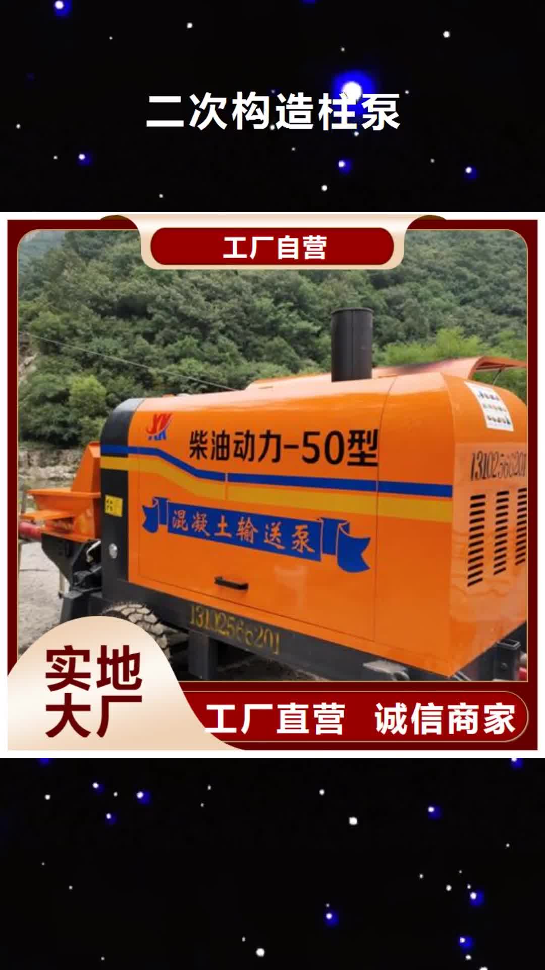 浙江 二次构造柱泵【混凝土输送泵】物流配送