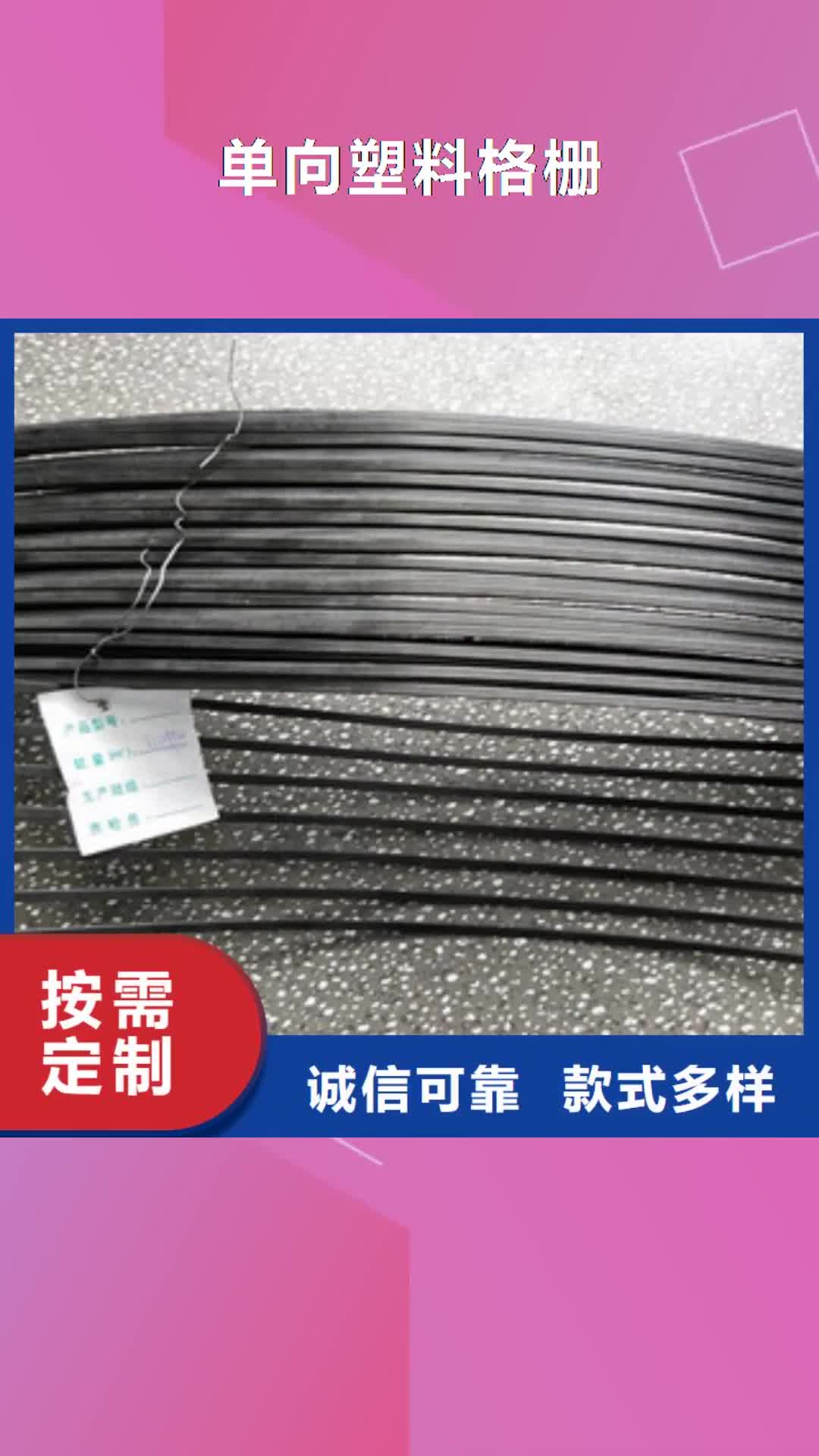 【景德镇 单向塑料格栅-钢塑土工格栅货源直供】